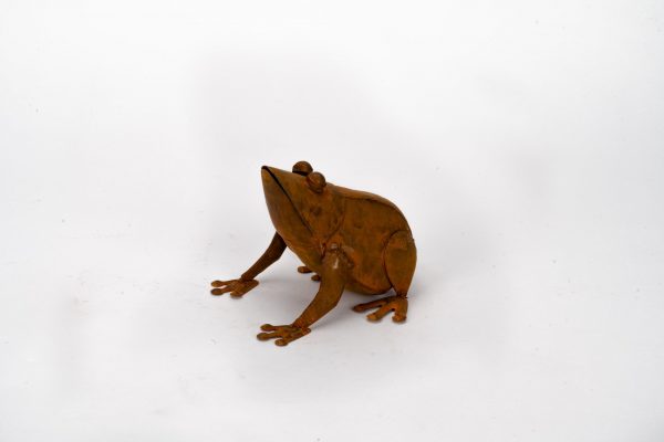 Rust Sitting Frogs