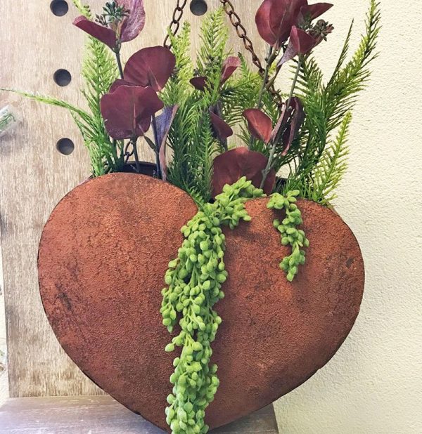 Rusted Hanging Heart