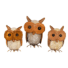 Rustic Owls – 3 Sizes or Set
