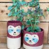 Berry Sloth Vase Planter
