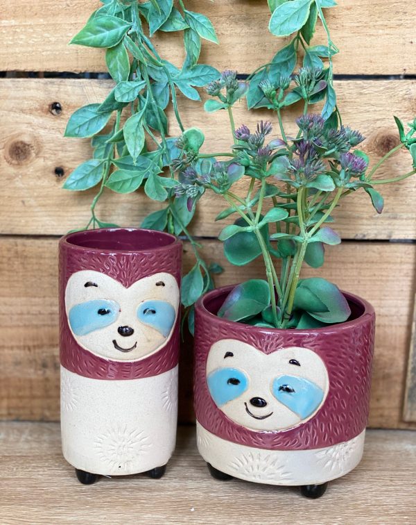Berry Sloth Vase Planter