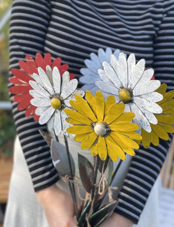 Small Painted Daisy Stake