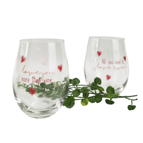 All You Need is Love Wine Glass