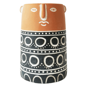 Aztec People Vase