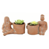 person holding pot
