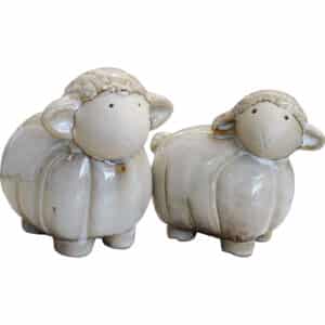 Natural sheep ornaments